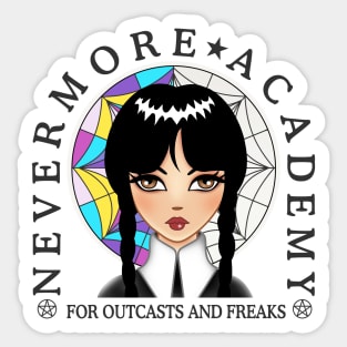 Nevermore Academy for Outcasts Sticker